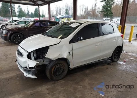 2018 Mitsubishi Mirage Es from USA, damaged, VIN ML32A3HJ1JH009039